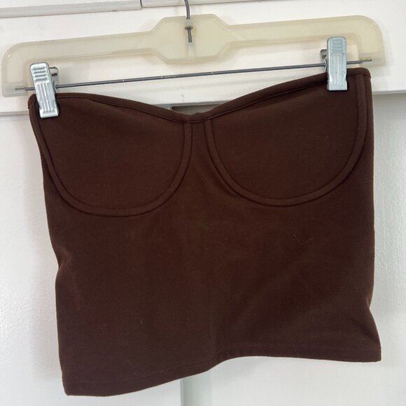 Joah Brown Bustier Tube Top - Picture 5 of 7